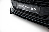 Maxton Design - Street Pro Front Splitter + Flaps Audi A5 F5 (Facelift) Front Spoiler Maxton Design royalty-bespoke.myshopify.com