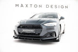 Maxton Design - Street Pro Front Splitter + Flaps Audi A5 F5 (Facelift) Front Spoiler Maxton Design royalty-bespoke.myshopify.com