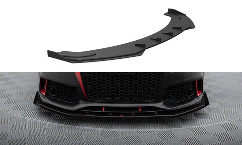 Maxton Design - Street Pro Front Splitter + Flaps Audi A7 (RS7 Look) C7 Front Spoiler Maxton Design royalty-bespoke.myshopify.com