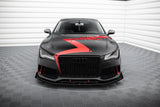 Maxton Design - Street Pro Front Splitter + Flaps Audi A7 (RS7 Look) C7 Front Spoiler Maxton Design royalty-bespoke.myshopify.com