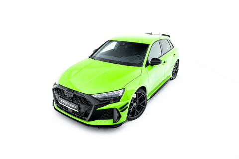 Maxton Design - Street Pro Front Splitter + Flaps Audi RS3 Sportback 8Y (Facelift) - Royal Body Kits