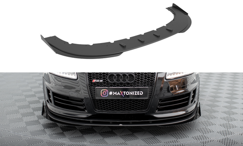 Maxton Design - Street Pro Front Splitter + Flaps Audi RS6 Avant C6 Front Spoiler Maxton Design royalty-bespoke.myshopify.com