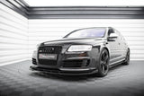 Maxton Design - Street Pro Front Splitter + Flaps Audi RS6 Avant C6 Front Spoiler Maxton Design royalty-bespoke.myshopify.com