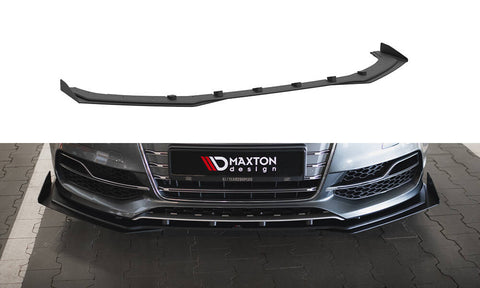 Maxton Design - Street Pro Front Splitter + Flaps Audi S3 / A3 S-Line Sedan 8V Front Spoiler Maxton Design royalty-bespoke.myshopify.com