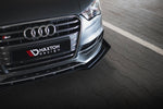 Maxton Design - Street Pro Front Splitter + Flaps Audi S3 / A3 S-Line Sedan 8V