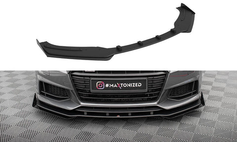 Maxton Design - Street Pro Front Splitter + Flaps Audi TT S-Line / TTS 8S Front Spoiler Maxton Design royalty-bespoke.myshopify.com
