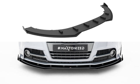 Maxton Design - Street Pro Front Splitter + Flaps Audi TT S-Line / TT S 8J (Facelift) Front Spoiler Maxton Design royalty-bespoke.myshopify.com