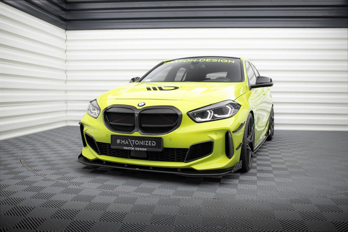 Maxton Kit Maxton Design - Street Pro Front Splitter + Flaps BMW Series 1 M-Pack ...