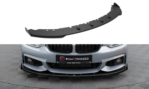 Maxton Design - Street Pro Front Splitter + Flaps BMW Series 4 Coupe / Gran Coupe / Cabrio M-Pack F32 / F36 / F33 Front Spoiler Maxton Design royalty-bespoke.myshopify.com