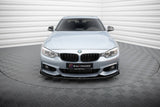 Maxton Design - Street Pro Front Splitter + Flaps BMW Series 4 Coupe / Gran Coupe / Cabrio M-Pack F32 / F36 / F33 Front Spoiler Maxton Design royalty-bespoke.myshopify.com
