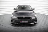 Maxton Design - Street Pro Front Splitter + Flaps BMW Series 4 Gran Coupe F36 Front Spoiler Maxton Design royalty-bespoke.myshopify.com