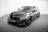Maxton Design - Street Pro Front Splitter + Flaps BMW Series 4 Gran Coupe F36 Front Spoiler Maxton Design royalty-bespoke.myshopify.com