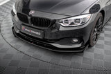 Maxton Design - Street Pro Front Splitter + Flaps BMW Series 4 Gran Coupe F36 Front Spoiler Maxton Design royalty-bespoke.myshopify.com