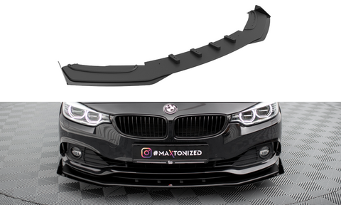 Maxton Design - Street Pro Front Splitter + Flaps BMW Series 4 Gran Coupe F36 Front Spoiler Maxton Design royalty-bespoke.myshopify.com