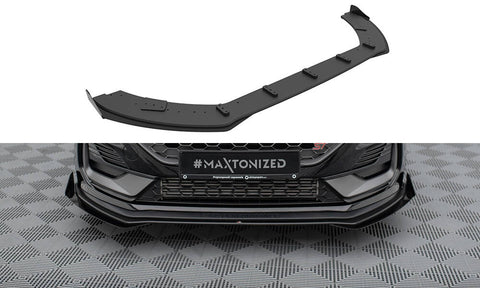 Maxton Design - Street Pro Front Splitter + Flaps Ford Fiesta ST MK8 (Facelift) Front Spoiler Maxton Design royalty-bespoke.myshopify.com