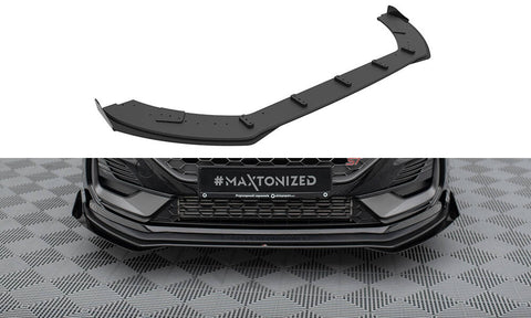 Maxton Design - Street Pro Front Splitter + Flaps Ford Fiesta ST MK8 (Facelift)