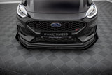 Maxton Design - Street Pro Front Splitter + Flaps Ford Fiesta ST MK8 (Facelift) Front Spoiler Maxton Design royalty-bespoke.myshopify.com