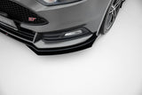 Maxton Design - Street Pro Front Splitter + Flaps Ford Focus ST MK3 (Facelift) Front Spoiler Maxton Design royalty-bespoke.myshopify.com