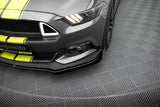 Maxton Design - Street Pro Front Splitter + Flaps Ford Mustang GT MK6 Front Spoiler Maxton Design royalty-bespoke.myshopify.com