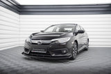 Maxton Design - Street Pro Front Splitter + Flaps Honda Civic MK10 Front Spoiler Maxton Design royalty-bespoke.myshopify.com