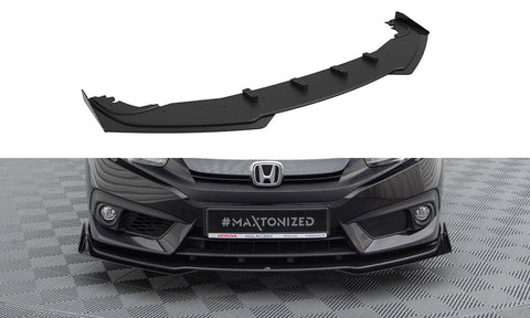 Maxton Design - Street Pro Front Splitter + Flaps Honda Civic MK10 Front Spoiler Maxton Design royalty-bespoke.myshopify.com