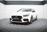 Maxton Design - Racing Durability Front Splitter + Flaps Hyundai I30N MK3 Hatchback / Fastback - Royal Body Kits