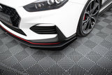 Maxton Design - Racing Durability Front Splitter + Flaps Hyundai I30N MK3 Hatchback / Fastback - Royal Body Kits