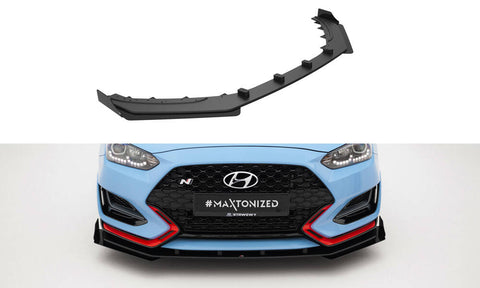 Maxton Design - Street Pro Front Splitter + Flaps Hyundai Veloster N MK2 Front Spoiler Maxton Design royalty-bespoke.myshopify.com