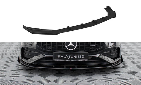 Maxton Design - Street Pro Front Splitter + Flaps Mercedes Benz A35 AMG W177 (Facelift) Front Spoiler Maxton Design royalty-bespoke.myshopify.com