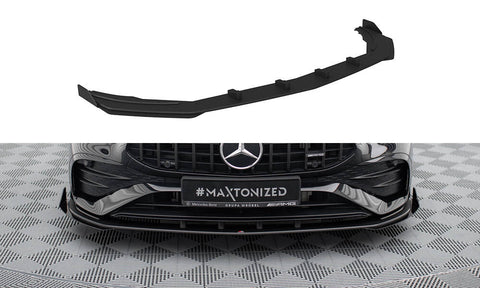 Maxton Design - Street Pro Front Splitter + Flaps Mercedes Benz A35 AMG W177 (Facelift)