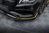 Maxton Design - Street Pro Front Splitter + Flaps Mercedes Benz CLA45 AMG Aero C117 (Facelift)