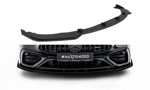 Maxton Design - Street Pro Front Splitter + Flaps Mercedes Benz CLE53 AMG C236 without Aero Pack - Royal Body Kits