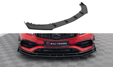 Maxton Design - Street Pro Front Splitter + Flaps Mercedes Benz A45 AMG Aero W176 (Facelift) Front Spoiler Maxton Design royalty-bespoke.myshopify.com