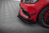 Maxton Design - Street Pro Front Splitter + Flaps Mercedes Benz A45 AMG Aero W176 (Facelift) Front Spoiler Maxton Design royalty-bespoke.myshopify.com