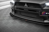 Maxton Design - Street Pro Front Splitter + Flaps Mitsubishi Lancer EVO X - Royal Body Kits