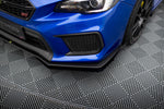 Maxton Design - Street Pro Front Splitter + Flaps Subaru WRX-STI MK4 (Facelift)