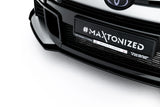 Maxton Design - Street Pro Front Splitter + Flaps Toyota GR Yaris MK4 (Facelift) - Royal Body Kits