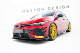 Maxton Design - Street Pro Front Splitter + Flaps Volkswagen Golf GTI Clubsport MK8 (Facelift) - Royal Body Kits