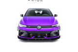 Maxton Design - Street Pro Front Splitter + Flaps Volkswagen Golf R MK8 (Facelift) - Royal Body Kits