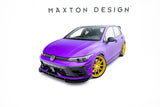 Maxton Design - Street Pro Front Splitter + Flaps Volkswagen Golf R MK8 (Facelift) - Royal Body Kits