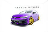 Maxton Design - Street Pro Front Splitter + Flaps Volkswagen Golf R MK8 (Facelift) - Royal Body Kits