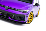 Maxton Design - Street Pro Front Splitter + Flaps Volkswagen Golf R MK8 (Facelift) - Royal Body Kits