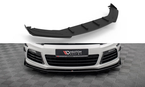 Maxton Design - Street Pro Front Splitter + Flaps Volkswagen Scirocco R MK3 Front Spoiler Maxton Design royalty-bespoke.myshopify.com