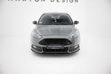 Maxton Design - Street Pro Front Splitter Ford Focus ST MK3 (Facelift) Front Spoiler Maxton Design royalty-bespoke.myshopify.com