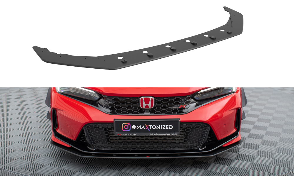 Maxton Design - Street Pro Front Splitter Honda Civic Type R MK11 ...