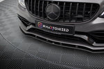 Maxton Design - Street Pro Front Splitter Mercedes Benz C63 AMG Sedan/Estate W205 (Facelift)
