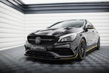 Maxton Design - Street Pro Front Splitter Mercedes Benz CLA45 AMG Aero C117 (Facelift) Front Spoiler Maxton Design royalty-bespoke.myshopify.com