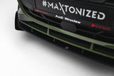 Maxton Design - Street Pro Front Splitter V.1 + Flaps Audi S3 Sportback / A3 S-Line Sportback 8Y (Facelift) - Royal Body Kits