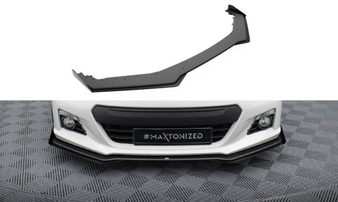 Maxton Design - Street Pro Front Splitter V.1 + Flaps Subaru BRZ MK1 (Facelift)