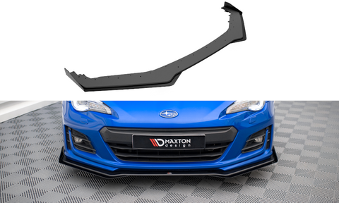 Maxton Design - Street Pro Front Splitter V.1 + Flaps Subaru BRZ MK1 (Facelift) Front Spoiler Maxton Design royalty-bespoke.myshopify.com